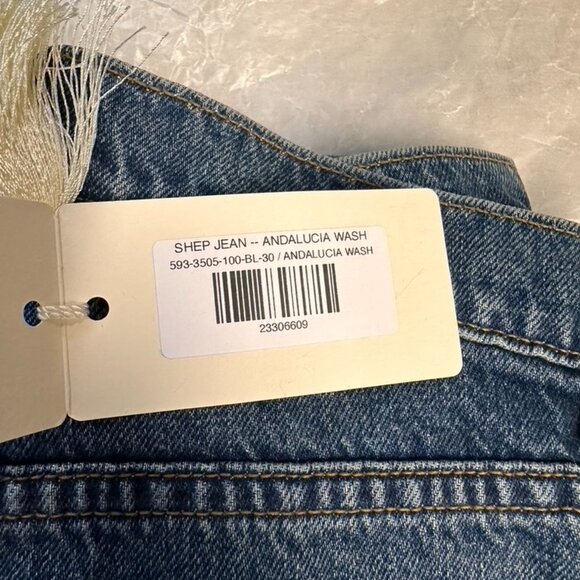 DOEN Shep Jean Andalucia Wash 30 NWT - Picture 6 of 6